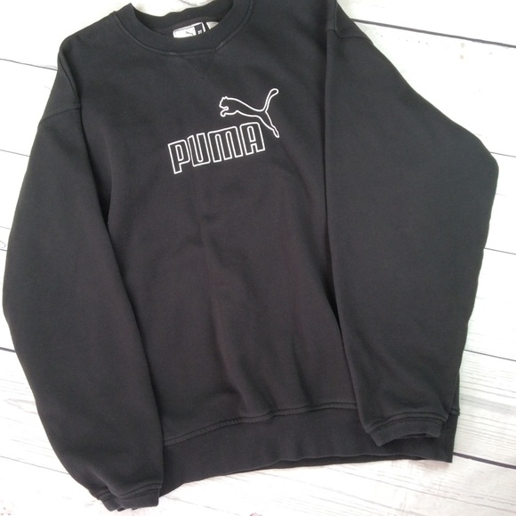 Puma Men's Black Sweatshirt Size XL - Picture 2 of 11